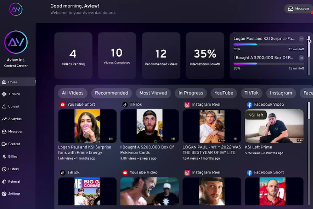 Aview Screenshot 1