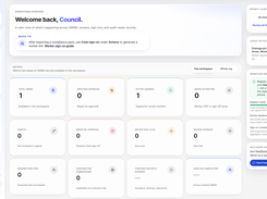 AxionSite Workspace Overview Dashboard