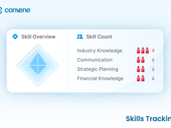 Build a more strategic board by tracking member competencies, strengths, and gaps in one place. Map directors’ skills in a clear dashboard to identify expertise and guide smarter recruitment and training decisions.