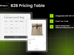 B2Bridge - B2B Wholesale Pricing App for Shopify