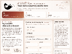 Public dance-studio booking page for purchasing an introductory private-lesson package.
