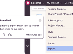You can export your wireframes to PDF and PNG