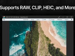 Supports RAW, CLIP, HEIC, and More
