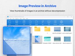 Image Preview View thumbnails of images in an archive without decompression