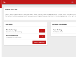 User dashboard