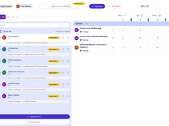 Approving timesheets in Beebole is simple