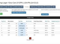 Multiple Package Size Management