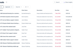 Proposals with templates and shareable client links