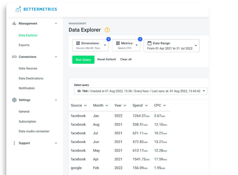 BetterMetrics Screenshot 1