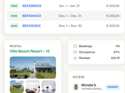 BEX PMS Screenshot 1
