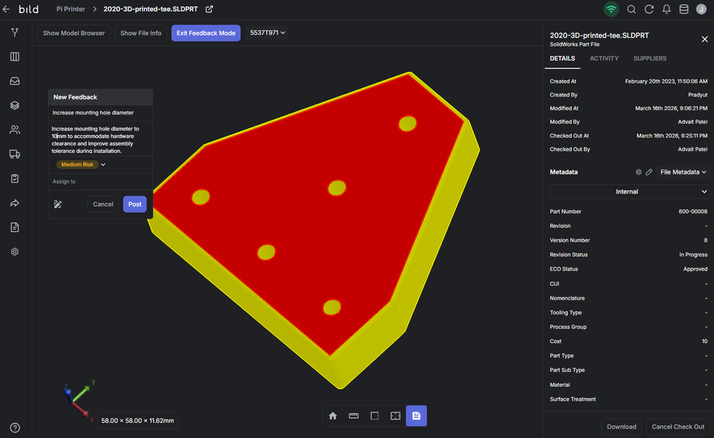 Bild Built-in 3D CAD viewer and collaboration