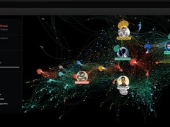 Network Graphs on Blackbird.AI's Constellation Narrative Intelligence Platform
