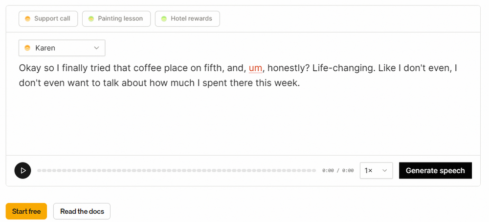 Bland Speech v3 Screenshot 1