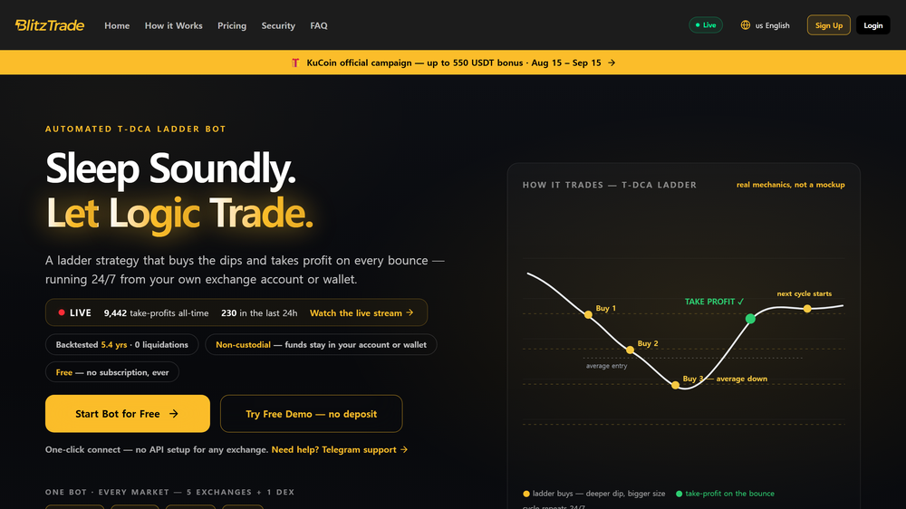 Blitz Trading — Free Automated Trading Bot