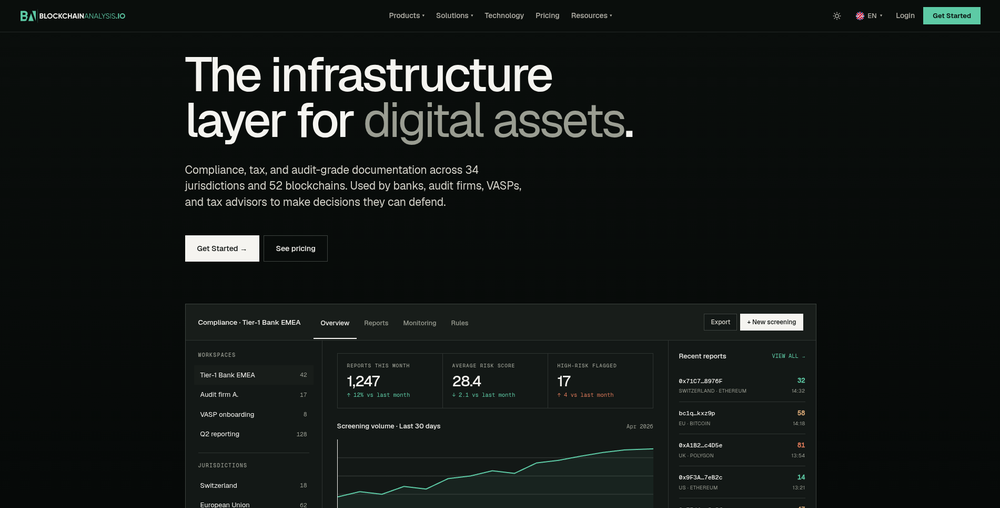 Infrastucture Layer for Digital Assets
