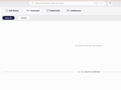 Make calls and check voicemail from the Communicator web app.