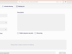Schedule meetings in Australian time and invite your team or external guests.