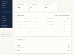 Blueprint Expenses — organize operating expenses by property, category, vendor, date, and amount.