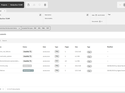 Light mode projects list view