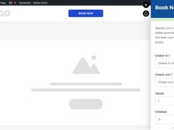 Embeddable vacation rental booking widget 