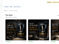 AI generator for book social-media posts