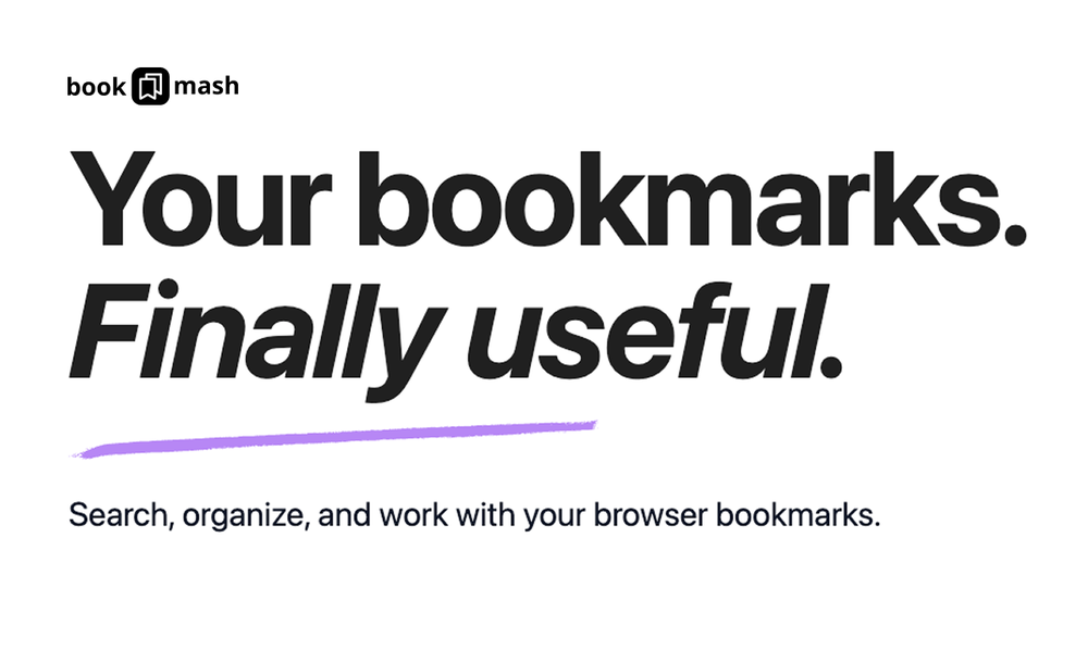 Bookmark Manager for Chrome and Firefox