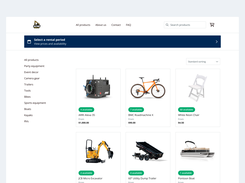 Website builder, integrations, and hosted booking page for rental businesses