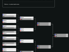 Single Elimination bracket