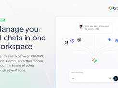 Switch between ChatGPT, Claude, Gemini, DeepSeek, and Grok in one chat — on a single subscription, with your own notes as context.
