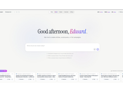 Drop one URL → branded social posts for 9 networks, AI images, videos, and SEO articles in 12 languages. No prompt engineering.