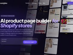 Product page builder: copy, sections and layout rebuilt around real search demand, published to Shopify