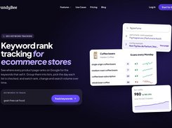 SEO keyword tracking: rankings and search traffic tracked per product page