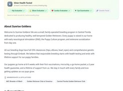 Public breeder profile page at breedtools.app/breeders/[slug]