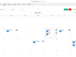 Time off calendar