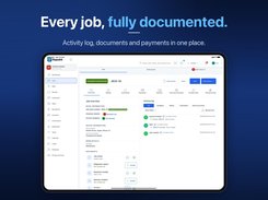 Every repair fully documented: activity log, job sheet, receipts and invoice on iPad