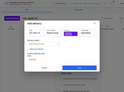 OTP-verified delivery: confirm every device handover with a one-time password