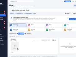 ByteSweep Mac Library search for files using natural-language filters.