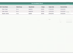 C-BBVantage Blood Bank Management System Screenshot 1