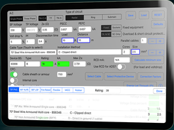 CableCalc BS7671 18-2 Screenshot 2