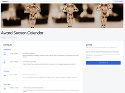 CalendarX | Example salendar with upcoming events