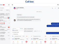 Calilio's Callbox centralizes business calls and conversations in one place with call management, live monitoring, whisper, barge, messaging, and AI-powered communication tools to improve team collaboration and customer support.