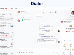 Calilio's Dialer lets teams make and manage business calls from a single cloud-based interface with call recording, AI call summaries, contact management, and real-time communication tools for sales and support teams.