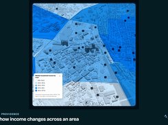 See how income changes across an area