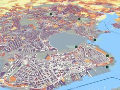 Land value per acre in Portland, Maine