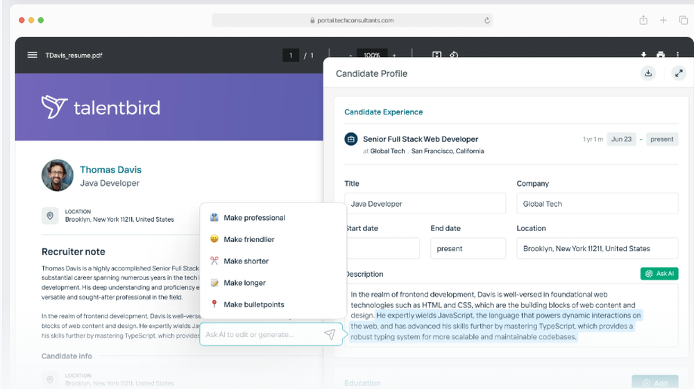 Candidate.ly Screenshot 1