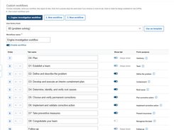 CAPA Manager workflow designer