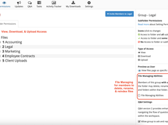 Simple, customizable settings for user permissions