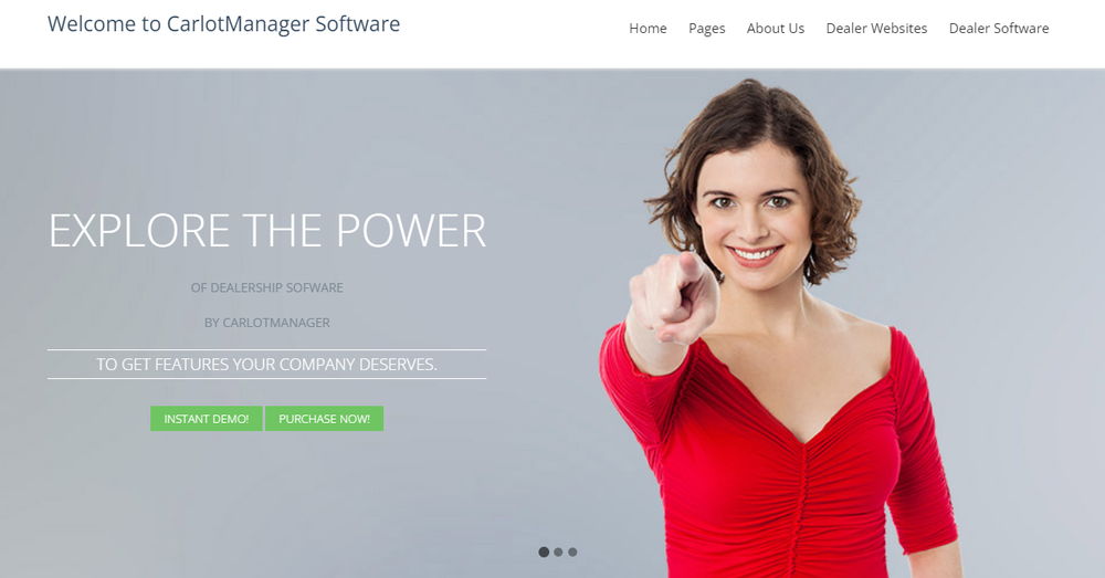 Carlot Manager Software Screenshot 1