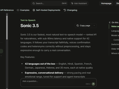 Cartesia Sonic-3.5 Screenshot 1