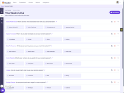 Add and manage quiz questions with a clean editor built for merchandising teams, no technical skills required.